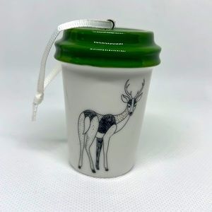 2017 Starbucks Reindeer To Go cup ornament - Albertson's LSE (no sleeve)